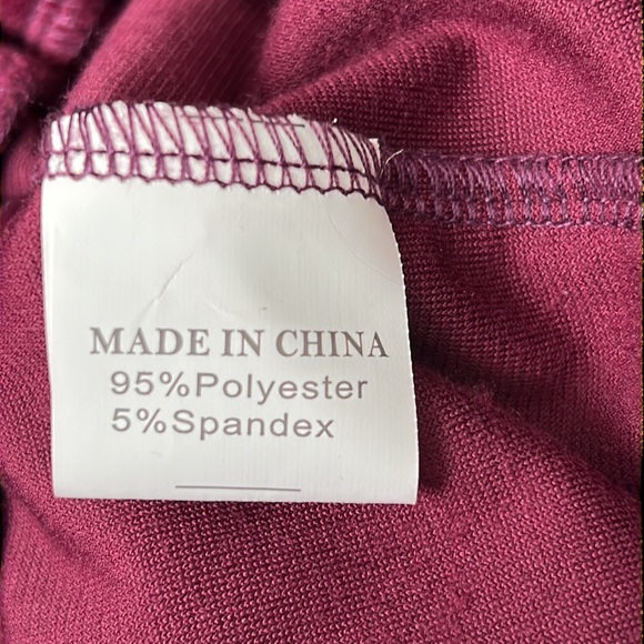 Amazon Women's Purple Velour Drawstring Waist Jogger Sweatpants Size Small - Picture 7 of 8